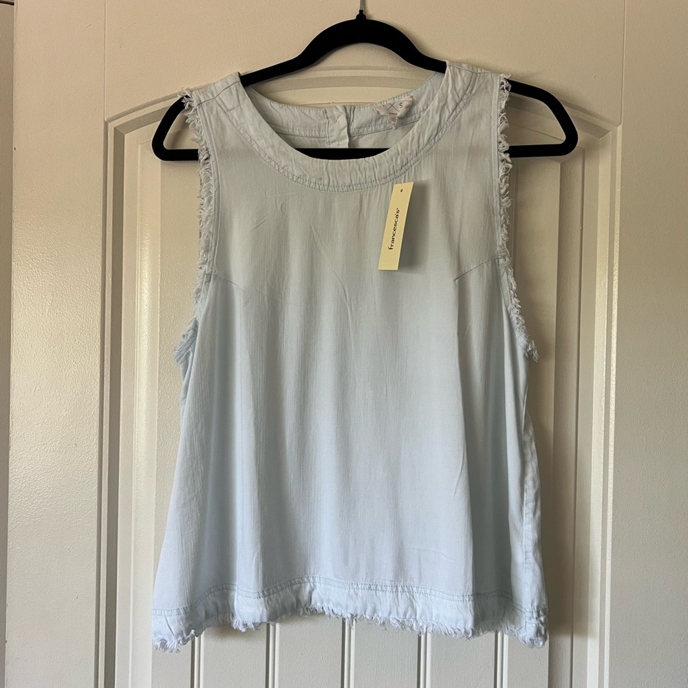 NWT Light Blue Denim Tank Top